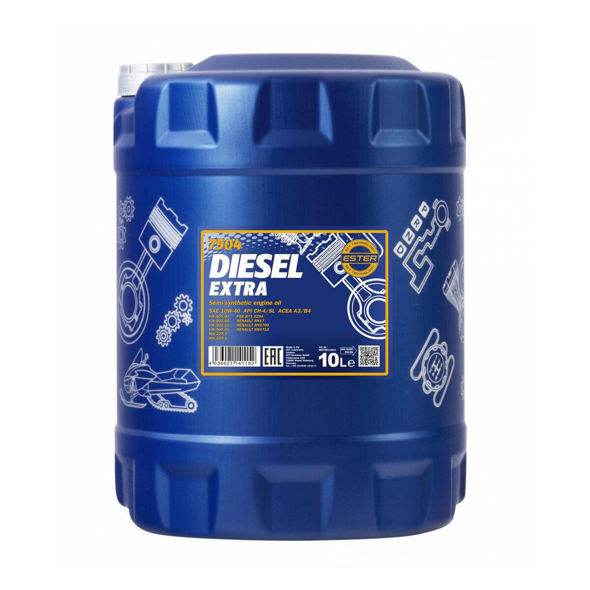MANNOL Diesel Extra 10W-40 7504